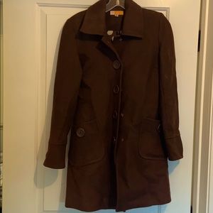 Single breasted long trench by Tule small good cnd